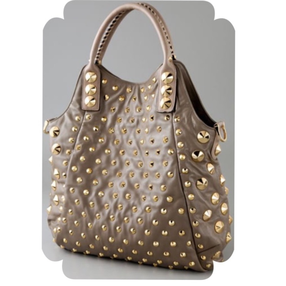 BE & D Garbo Tote with Gold hardware